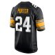 Men's Pittsburgh Steelers Joey Porter Jr. Nike Black Alternate Game Jersey