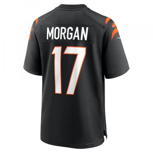 Men's Cincinnati Bengals Stanley Morgan Nike Black Player Game Jersey