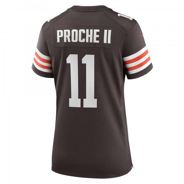 Women's Cleveland Browns James Proche II Nike Brown Game Jersey