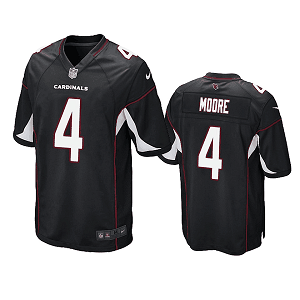 Men's Arizona Cardinals #4 Rondale Moore Black Alternate Game Jersey