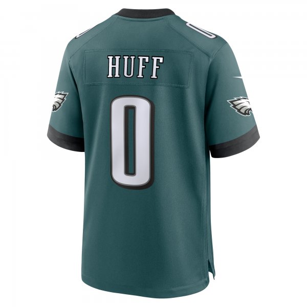 Men's Philadelphia Eagles Bryce Huff Nike Midnight Green Game Player Jersey