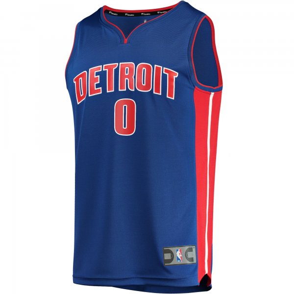 Men's Detroit Pistons Jalen Duren Fanatics Blue Fast Break Replica Jersey - Icon Edition