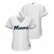 Women's Miami Marlins Official Majestic Home 2019 Cool Base MLB Jersey