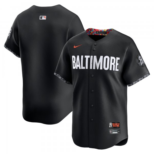 Men's Baltimore Orioles  Nike Black City Connect Limited Jersey