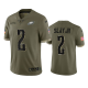 Philadelphia Eagles Darius Slay Jr Olive 2022 Salute To Service Jersey #2