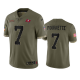 Tampa Bay Buccaneers Leonard Fournette Olive 2022 Salute To Service Limited Jersey #7