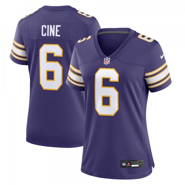 Women's Minnesota Vikings Lewis Cine Nike Purple Classic Player Game Jersey