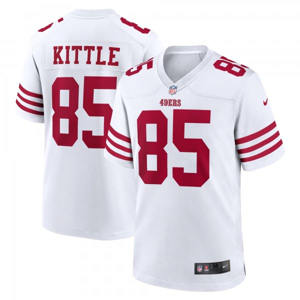 Men's San Francisco 49ers George Kittle Nike White Player Game Jersey