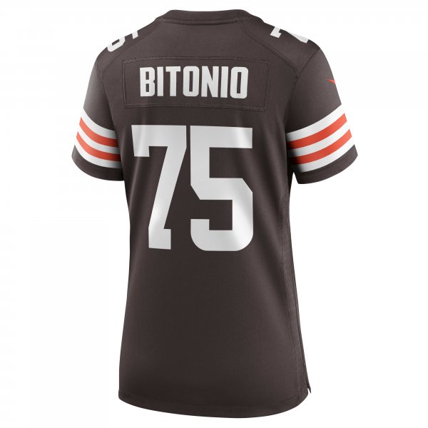 Women's Cleveland Browns Joel Bitonio Nike Brown Game Jersey