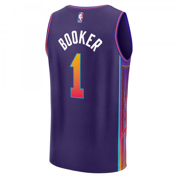 Youth Phoenix Suns Devin Booker Fanatics Purple Fast Break Jersey - City Edition