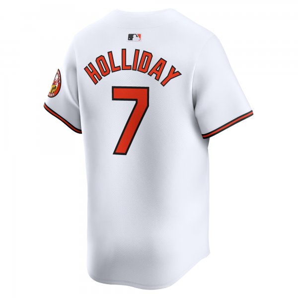 Men's Baltimore Orioles Jackson Holliday Nike White Home Limited Player Jersey