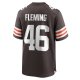 Men's Cleveland Browns Don Fleming Nike Brown Retired Player Jersey