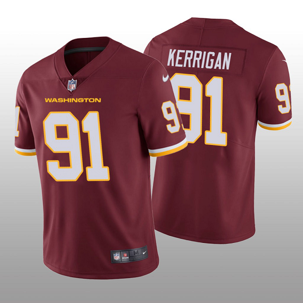 Men's Washington Football Team #91 Ryan Kerrigan Burgundy Jersey