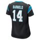 Women's Carolina Panthers Sam Darnold Nike Black Game Jersey