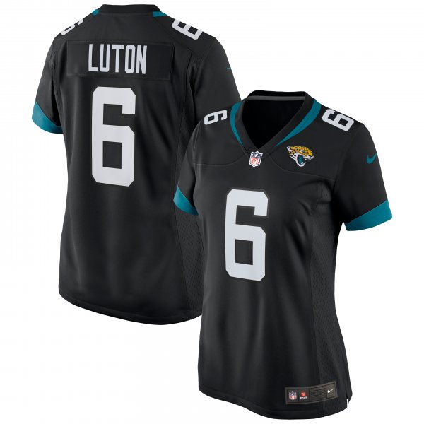 Women's Jacksonville Jaguars Jake Luton Nike Black Game Jersey