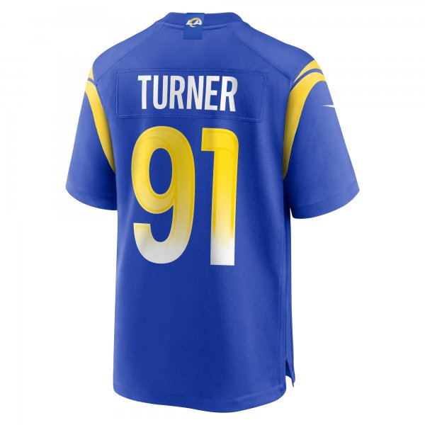 Men's Los Angeles Rams Kobie Turner Nike Royal Home Game Jersey