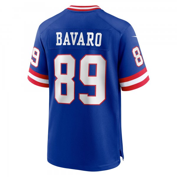 Men's New York Giants Mark Bavaro Nike Royal Classic Retired Player Game Jersey