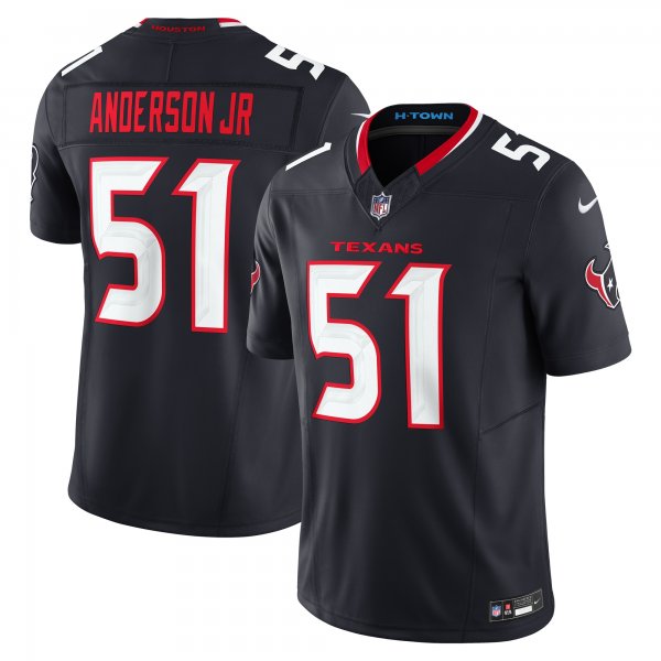 Men's Houston Texans Will Anderson Jr. Nike Navy Vapor F.U.S.E. Limited Jersey