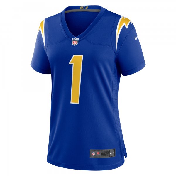 Women's Los Angeles Chargers Quentin Johnston Nike Royal Alternate Game Jersey