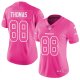 Nike Denver Broncos #88 Demaryius Thomas Pink Women's Stitched NFL Limited Rush Fashion Jersey