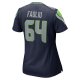 Women's Seattle Seahawks Austin Faoliu Nike College Navy  Game Jersey