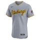 Men's Pittsburgh Pirates Nike Gray Road 2024 Jackie Robinson Day Elite Jersey