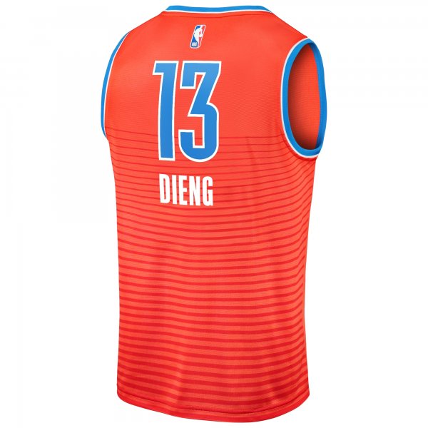 Men's Oklahoma City Thunder Ousmane Dieng Fanatics Orange Fast Break Replica Player Jersey - Statement Edition