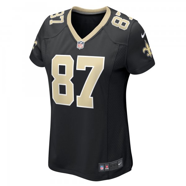 Women's New Orleans Saints Lucas Krull Nike Black Game Player Jersey