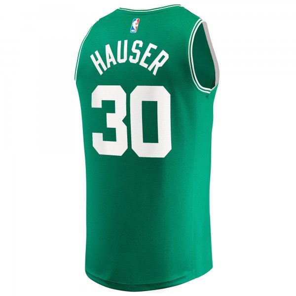 Men's Boston Celtics Sam Hauser Fanatics Kelly Green Fast Break Replica Jersey - Icon Edition