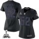 Nike Baltimore Ravens #52 Ray Lewis Black Impact Super Bowl XLVII Women's Stitched NFL Limited Jersey