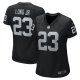 Women's Las Vegas Raiders David Long Jr. Nike  Black Team Game Jersey