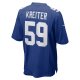 Men's New York Giants Casey Kreiter Nike Royal Team Game Jersey