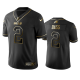 Men's Buffalo Bills #2 Tyler Bass Black Golden Edition Vapor Limited Jersey