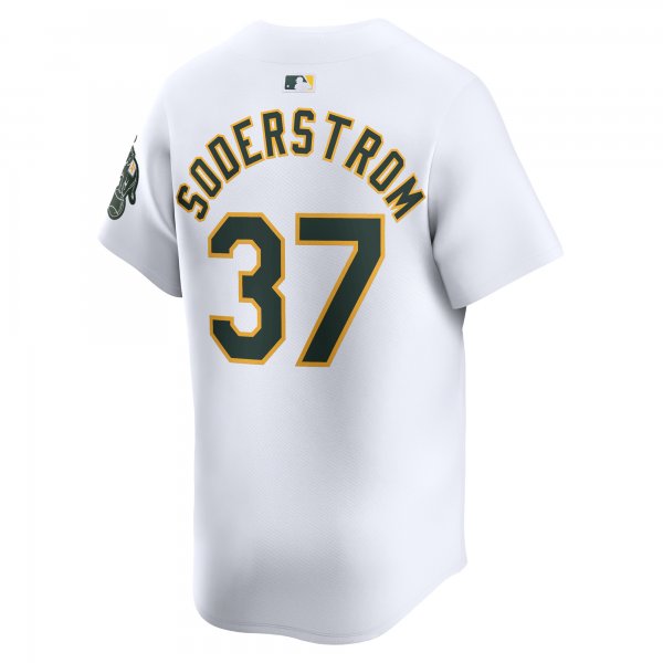 Men's Oakland Athletics Tyler Soderstrom Nike White Home Limited Player Jersey