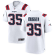 Men's New England Patriots #35 Kyle Dugger White 2020 NEW Vapor Untouchable Stitched NFL Nike Limited