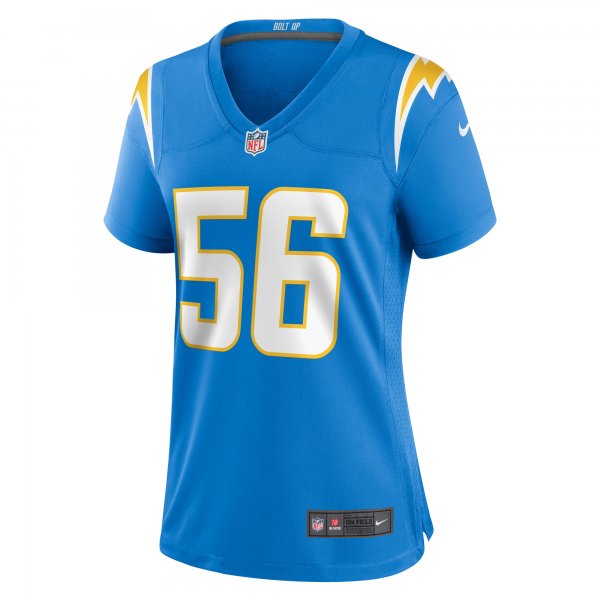 Women's Los Angeles Chargers Morgan Fox Nike Powder Blue Player Game Jersey