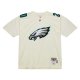 Men's Philadelphia Eagles Brian Dawkins Mitchell & Ness Cream Chainstitch Legacy Jersey