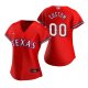 Women's Texas Rangers Custom Nike Red 2020 Alternate Jersey