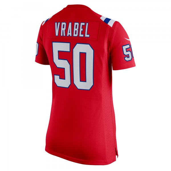 Women's New England Patriots Mike Vrabel Nike Red Retired Game Jersey