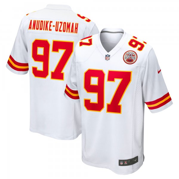 Men's Kansas City Chiefs Felix Anudike-Uzomah Nike White Team Game Jersey