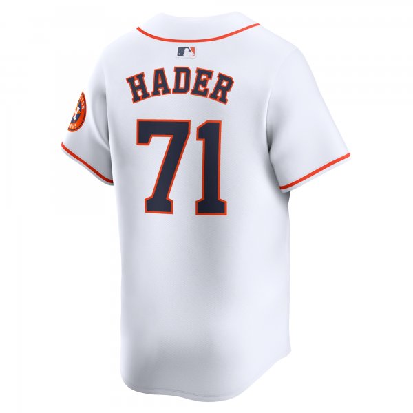 Men's Houston Astros Josh Hader Nike White Home Limited Player Jersey