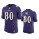 Men's Baltimore Ravens #80 Isaiah Likely Purple Limited NFL Jersey