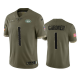 New York Jets Sauce Gardner #1 Olive 2022 Salute To Service Limited Jersey