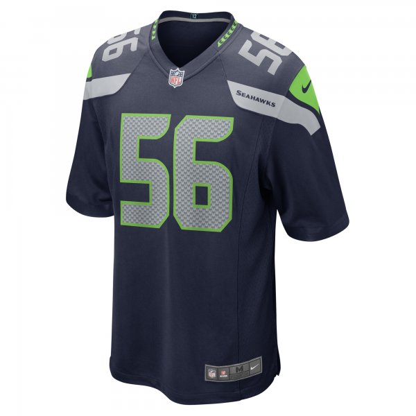 Men's Seattle Seahawks Jordyn Brooks Nike College Navy Player Game Jersey