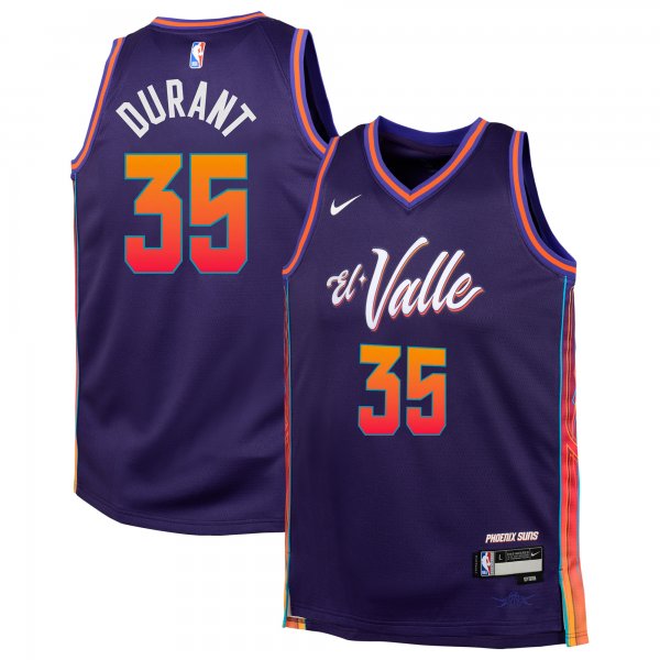 Youth Phoenix Suns Kevin Durant Nike Purple  Swingman Replica Jersey - City Edition