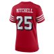 Women's San Francisco 49ers Elijah Mitchell Nike Scarlet Alternate Team Game Jersey