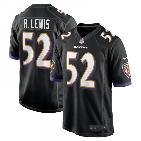 Men's Baltimore Ravens Ray Lewis Nike Black Retired Player Jersey