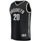 Men's Brooklyn Nets Day'Ron Sharpe Fanatics Black Fast Break Replica Jersey - Icon Edition