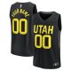 Youth Utah Jazz  Fanatics Black Fast Break Replica Custom Jersey - Statement Edition