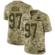 San Francisco 49ers #97 Nick Bosa Camo Men's Stitched Nike NFL Limited 2018 Salute To Service Jersey